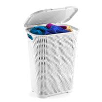 Cesto Para Roupas Roupeiro Organizador Rattan 30 Litros - Monte Libano Cesto Para Roupas Roupeiro Organizador Rattan 30 Litros - Monte Libano