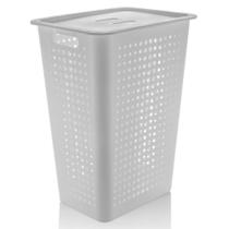 Cesto Para Roupas Sujas Com Tampa Lavanderia Martiplast Ou