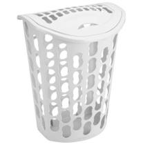 Cesto para Roupas Telado 40 Litros Branco Injeplastec