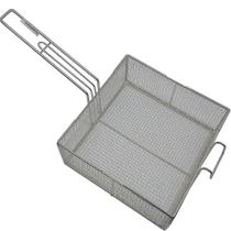 Cesto Peneira Fritura Fritadeira Quadrado Em Tela 25X25X10Cm Cesto Peneira Fritura Fritadeira Quadrado Em Tela 25X25X10Cm