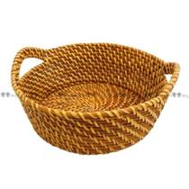 Cesto Pequeno 29cm redondo Palha c Alça Cesto Pequeno 29cm redondo Palha c Alça