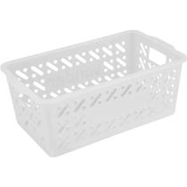 Cesto Plástico Organizador, 6 Kgf, Transparente, Vonder Cesto Plástico Organizador, 6 Kgf, Transparente, Vonder
