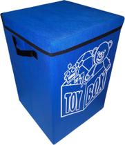 Cesto Porta Brinquedo, Caixa De Brinquedo - Azul - Organibox Cesto Porta Brinquedo, Caixa De Brinquedo - Azul - Organibox