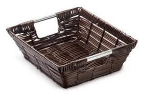 Cesto Quadrado com Alça Retangular África 23 cm - Mimo Style - YK1130