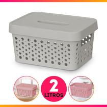 Cesto Rattan - COM Tampa - 2L - PAI