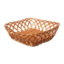 Cesto Rattan Quadrado para Pão Lily 24,5x24.5cmx7,5cm - Haüskraft Cesto Rattan Quadrado para Pão Lily 24,5x24.5cmx7,5cm - Haüskraft