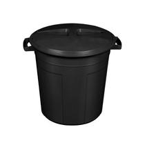 Cesto Redondo C/Tpa 32L Ref.Preto