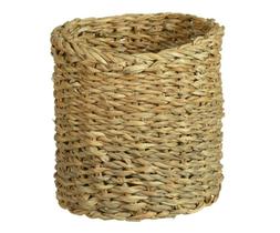 Cesto Redondo Seagrass Bege Natural 18X21CM Cesto Redondo Seagrass Bege Natural 18X21CM