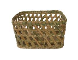 Cesto Retangular Cachepô Taboa Organizadora 28x23x16