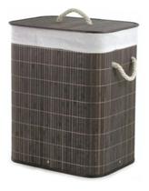 Cesto Retangular de Bambu Orgânico Natural Lavanderia Banheiro - Mimo Style