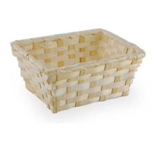 Cesto Retangular Decorativo Organizador Bambu 28cm