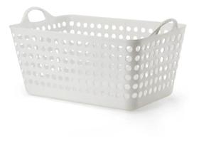Cesto Retangular Flexível Branco 22 Lts Arthi