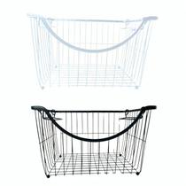 Cesto Retangular Organizador Empilhável Com Alças - Mor