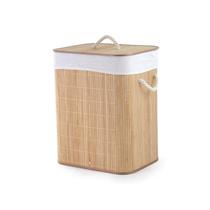 Cesto roupa bambu 60l c/tp mimo