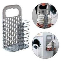 Cesto Roupa Suja Dobravel De Parede Organizador Multiuso Para Lavanderia Cesta Supenso Retratil