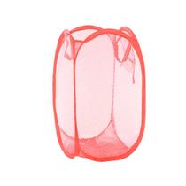 cesto roupa suja dobrável flexível desmontável - vermelho cesto roupa suja dobrável flexível desmontável - vermelho