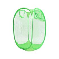 cesto roupa suja flexível desmontável c/ alça Verde