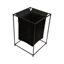Cesto Roupas Tnt E Ferro 34 Cm X 34 Cm X 55 Cm