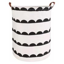 Cesto Saco Organizador Roupa Suja Dobrável Multiuso - meia bolinhas - Cextos