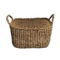 Cesto Seagrass Retangular Com Alça 35Cm - Natore - YOI