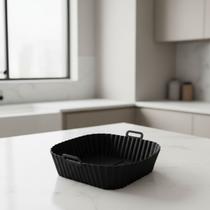 Cesto Silicone Air Fryer Lavável Proteção BPA Free Lovely Vibe Cesto Silicone Air Fryer Lavável Proteção BPA Free Lovely Vibe