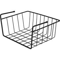 Cesto Suspenso Organizador Armário Cozinha Aramado Branco Plana Store