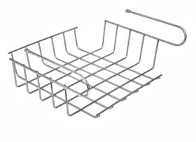 Cesto Suspenso Organizador Armário Cozinha Aramado Cromado Cesto Suspenso Organizador Armário Cozinha Aramado Cromado