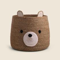 Cesto Teddy Fibra Natural 39cm - ABABY
