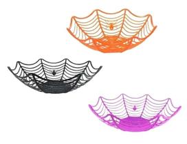 Cesto teia de aranha halloween - 1 unid Cesto teia de aranha halloween - 1 unid