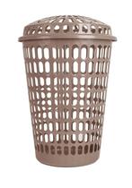 Cesto telado para roupas em plástico 60 litros - preto - mb plásticos