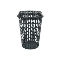 Cesto Telado Para Roupas Toyplast Com Tampa Preto 60l - ARQPLAST