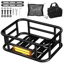 Cesto Traseiro para Bicicleta YEYPOP 42x32x15 cm com Capa Impermeável