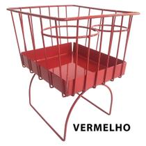 Cesto Tunel Do Fusca Porta Copos Porta Treco Vermelho Cesto Tunel Do Fusca Porta Copos Porta Treco Vermelho