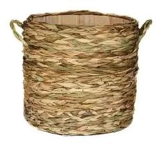 Cesto Vaso Palha Sisal 14x18x18 Decoração Lavabo Revista Lar Cesto Vaso Palha Sisal 14x18x18 Decoração Lavabo Revista Lar