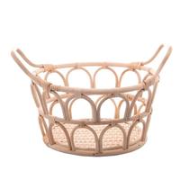 Cesto Wolff Decorativo de Rattan C/ Alça Nature 37x30x18,5cm Cesto Wolff Decorativo de Rattan C/ Alça Nature 37x30x18,5cm