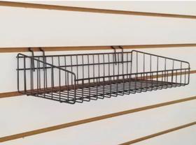 Cestos Aramados Preto 20x40 para painel canaletado