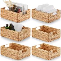 Cestos de armazenamento BLUEWEST Water Hyacinth (conjunto de 6)