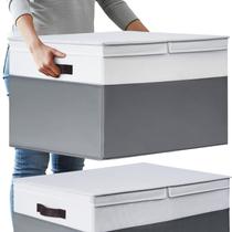 Cestos de Armazenamento Criusia 56x41x30cm Grandes Caixas de Tecido 2 Unidades Cestos de Armazenamento Criusia 56x41x30cm Grandes Caixas de Tecido 2 Unidades
