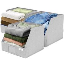 Cestos de armazenamento de tecido VIVIDECOR Trapezoid 30x30x25cm, pacote com 3 Cestos de armazenamento de tecido VIVIDECOR Trapezoid 30x30x25cm, pacote com 3