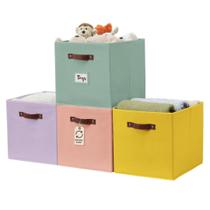 Cestos de armazenamento DECOMOMO Storage Cube Bins 38x33x33cm 4 unidades