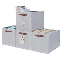 Cestos de armazenamento DECOMOMO Storage Cube Bins 38x33x33cm 4 unidades Cestos de armazenamento DECOMOMO Storage Cube Bins 38x33x33cm 4 unidades
