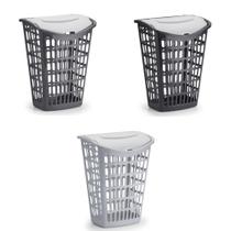 Cestos De Roupas Balde Telado Lavanderia - Organizador