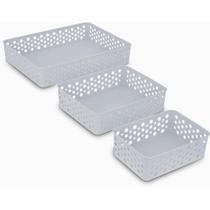 Cestos Organizador Rattan Multiuso P,M,G Armário Gaveta Lavanderia Cestos Organizador Rattan Multiuso P,M,G Armário Gaveta Lavanderia