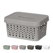 Cestos Organizador s/ Tampa Trama Rattan 2L Usual Utilid
