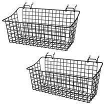 Cestos Pegboard G.CORE Large para pegboards de 1/8 1/4 pacote com 2