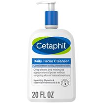 Cetaphil - Limpador Facial Diário (566ml) - Pele Sensível, Oleosa e Mista