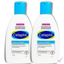Cetaphil Loção Facial 120ml Pele Sensível e Seca Kit 02 Unidades