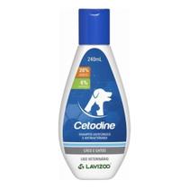 Cetodine 240ml - Shampoo Antifúngico E Antibacteriano - Lavizoo