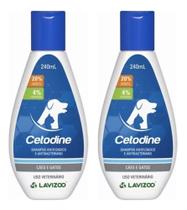 Cetodine Shampoo 240ml com 2un