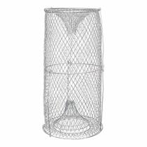 Cevadeira de arame 70 cm com dois funis malha 1,5 Cevadeira de arame 70 cm com dois funis malha 1,5